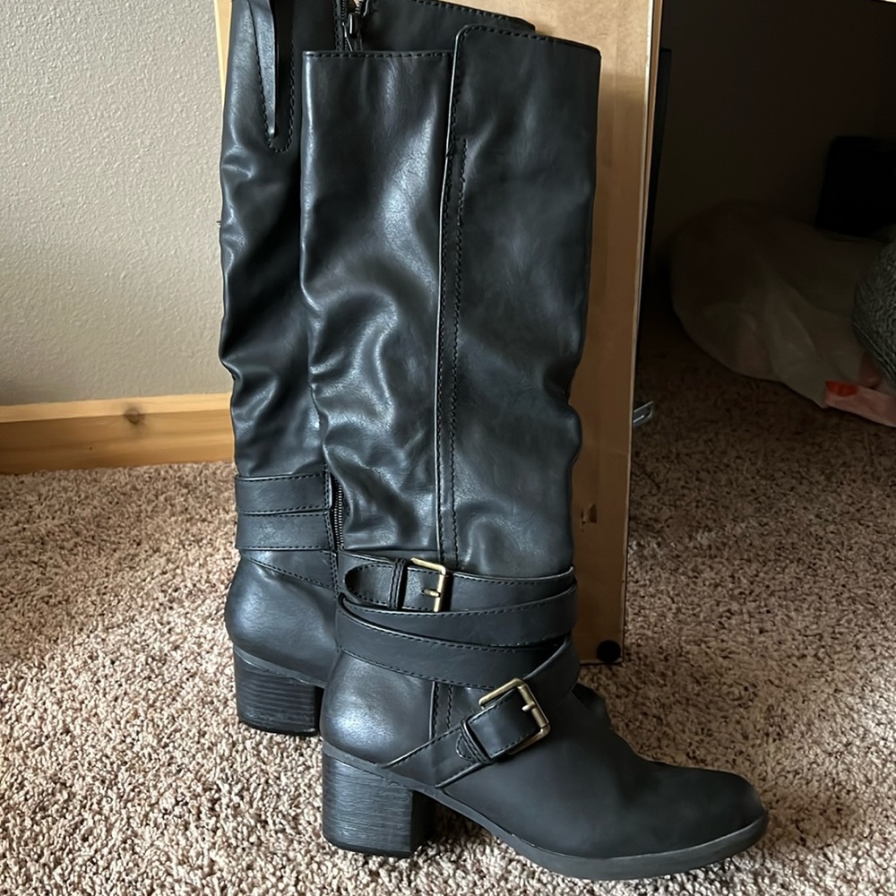 Knee high Black boots